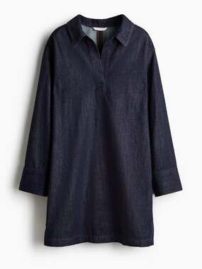 H&M Blue Denim Tunic Dress